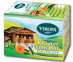 Bio Viropa Kräuter vom Hof 15 Beutel – 15g - Teeblätter-Versand